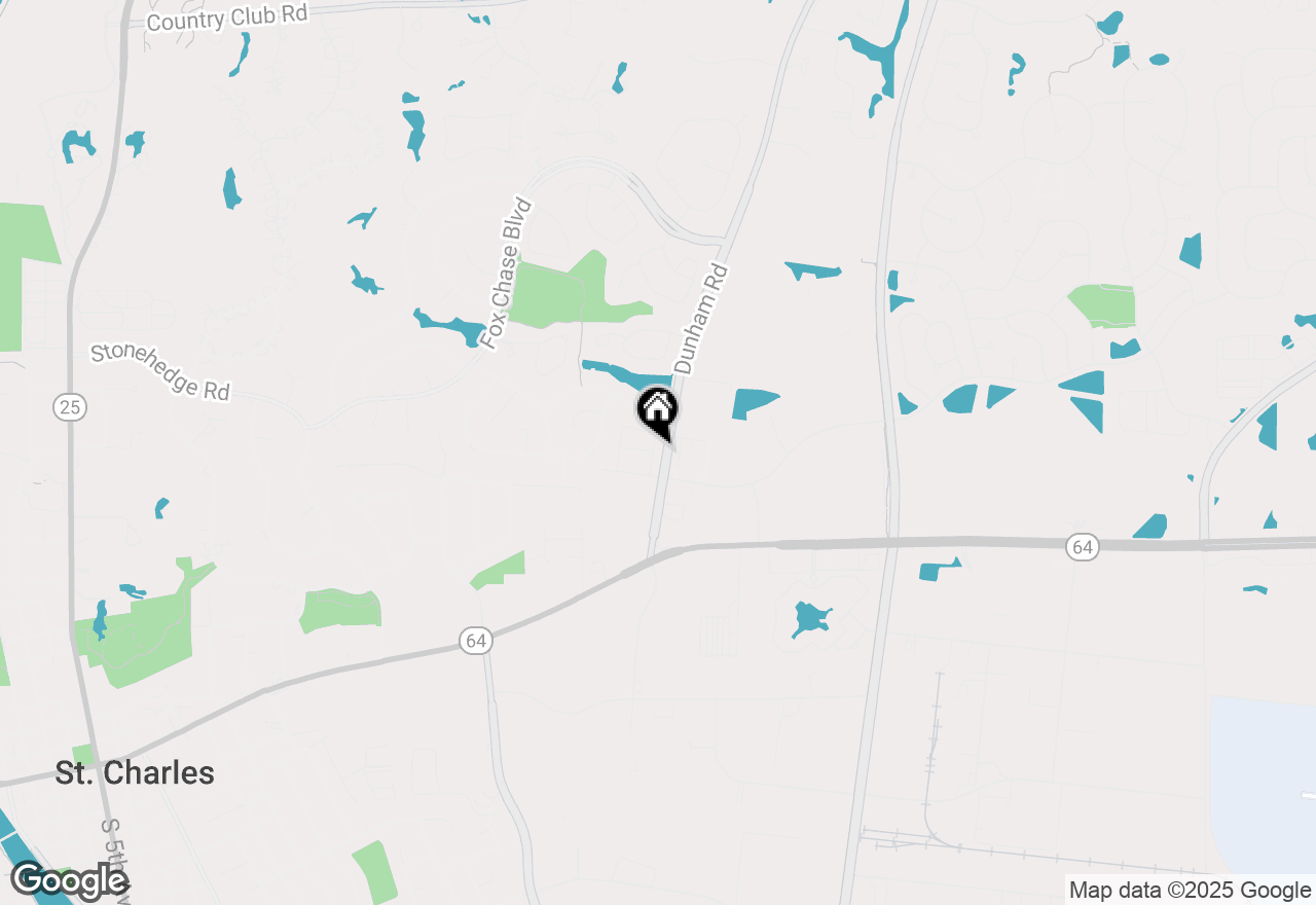 Map of 702 Derby Course, St. Charles, IL 60174