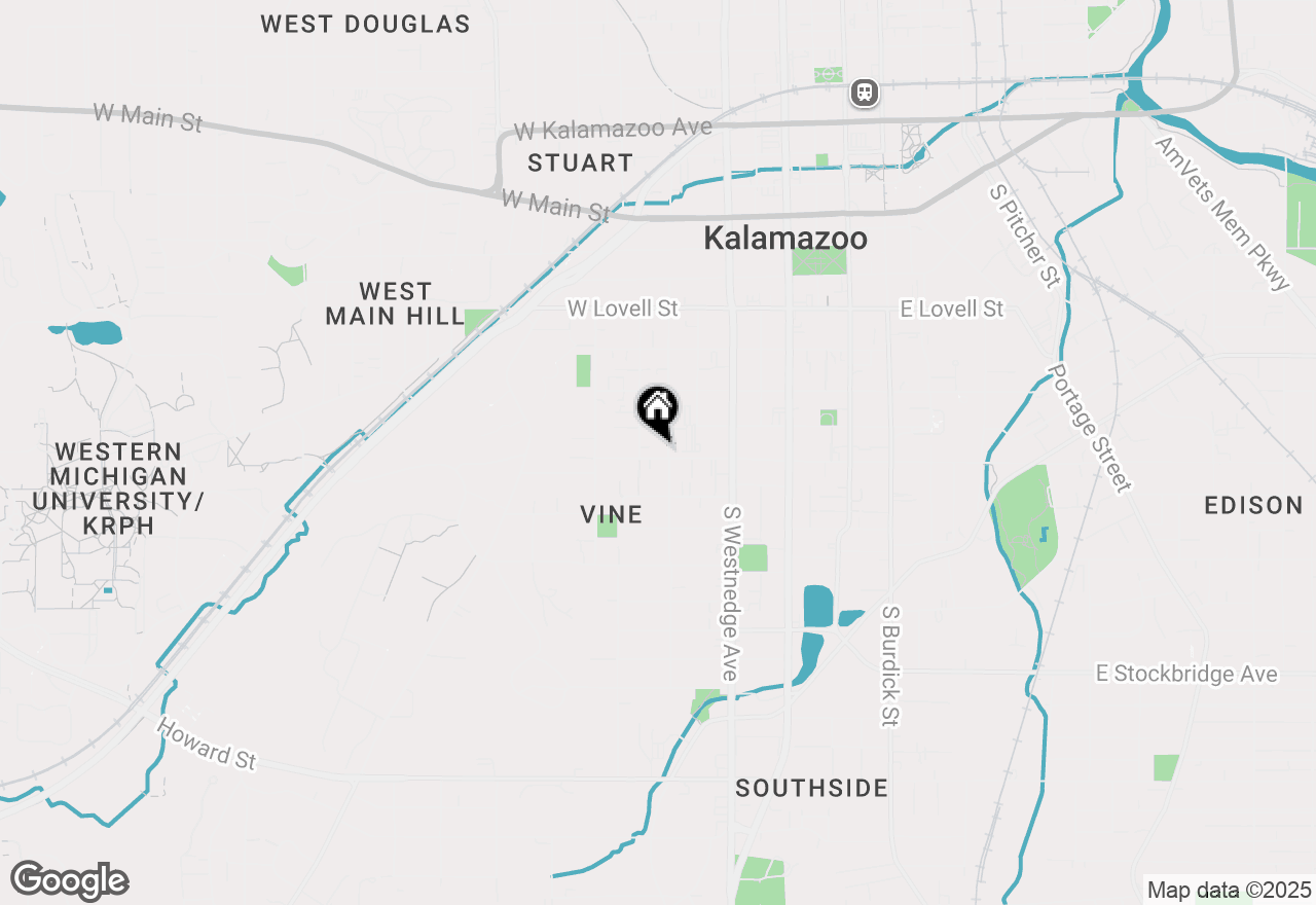 Map of 708 W Vine Street, Kalamazoo, MI 49008