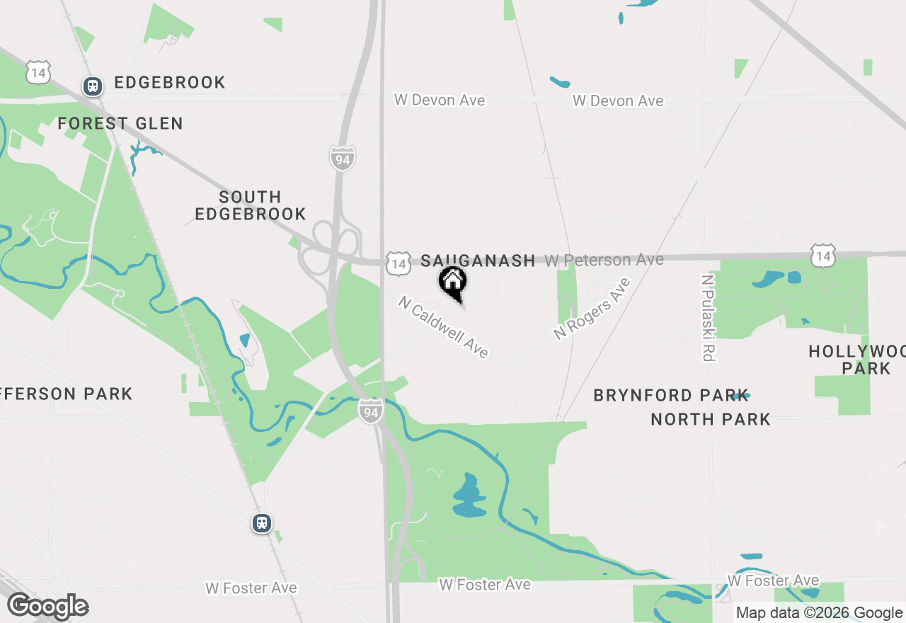 Map of 5873 N Forest Glen Avenue, Chicago, IL 60646