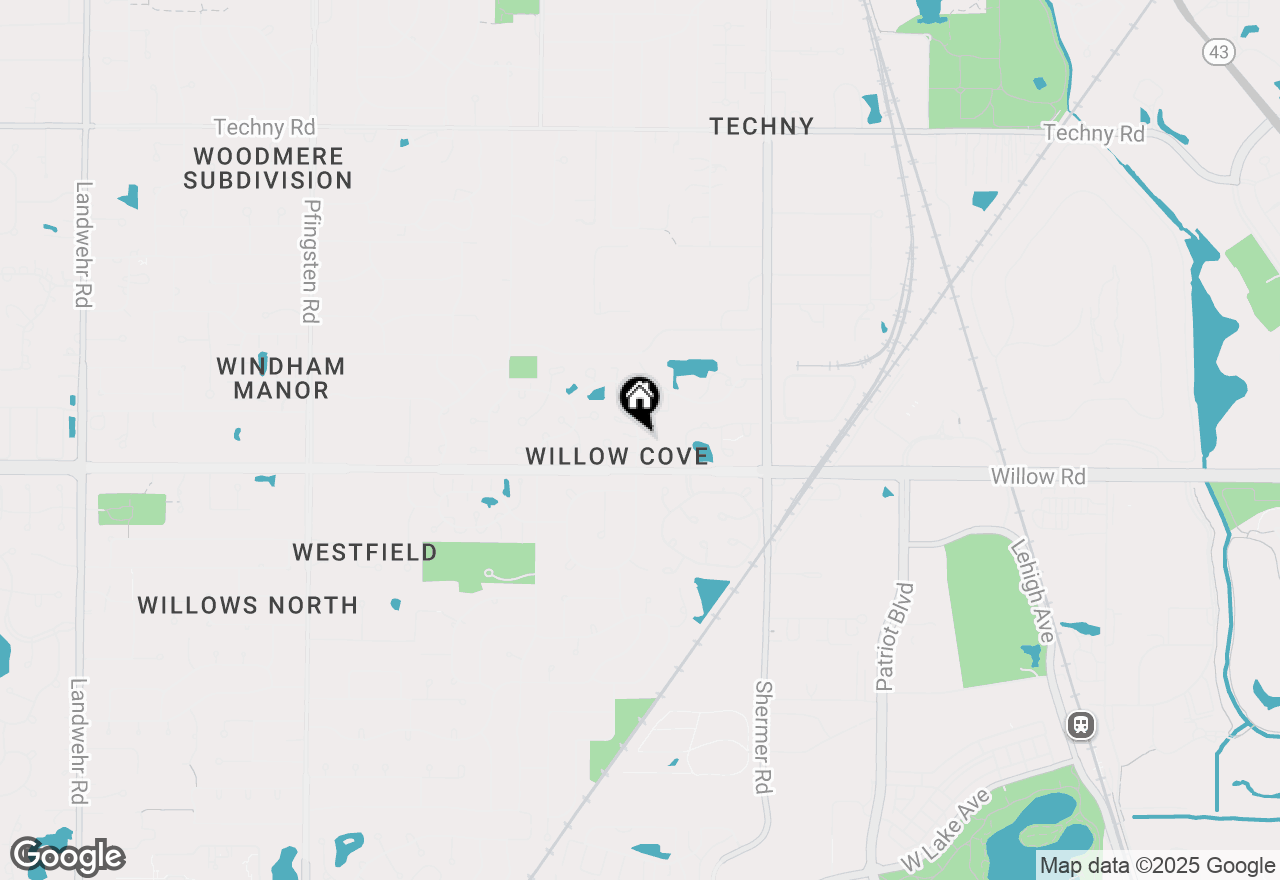 Map of 2545 Salceda Drive, Northbrook, IL 60062