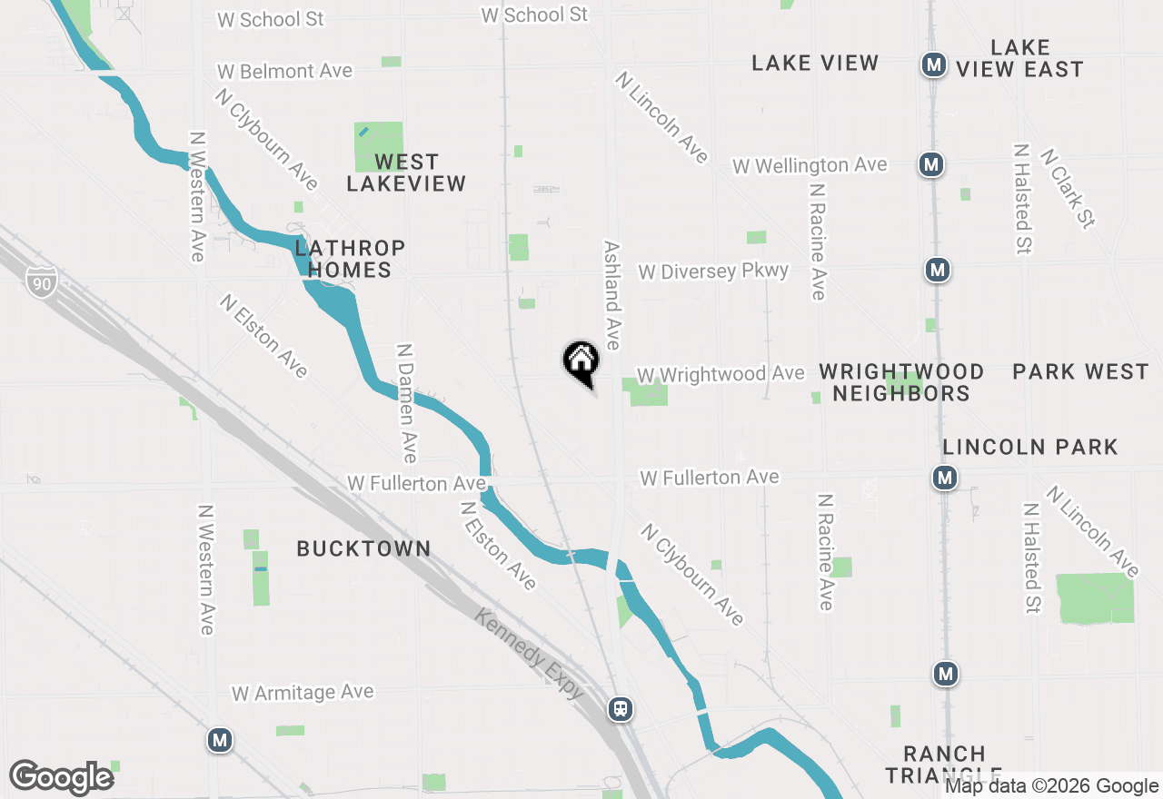 Map of 2532 N Marshfield Avenue, Chicago, IL 60614