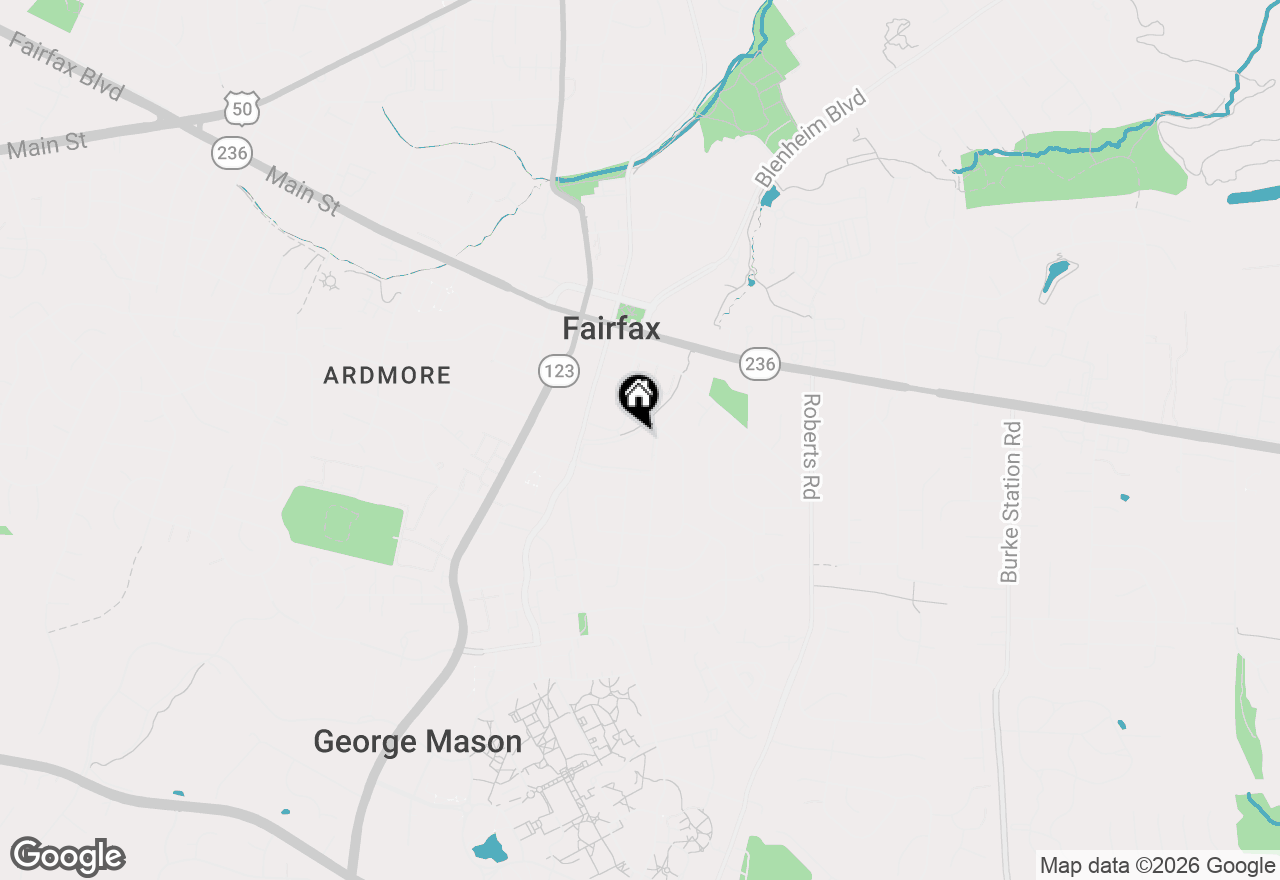 Map of 10419 Courthouse Drive, Fairfax, VA 22030