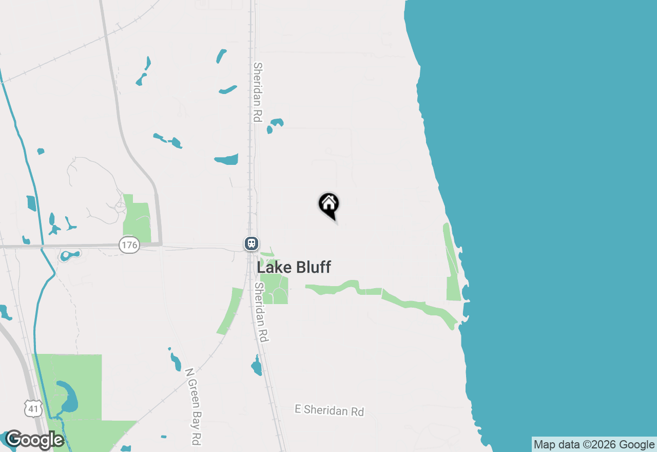 Map of 236 E North Avenue, Lake Bluff, IL 60044