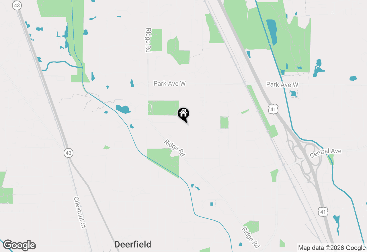 Map of 1740 Spruce Avenue, Highland Park, IL 60035