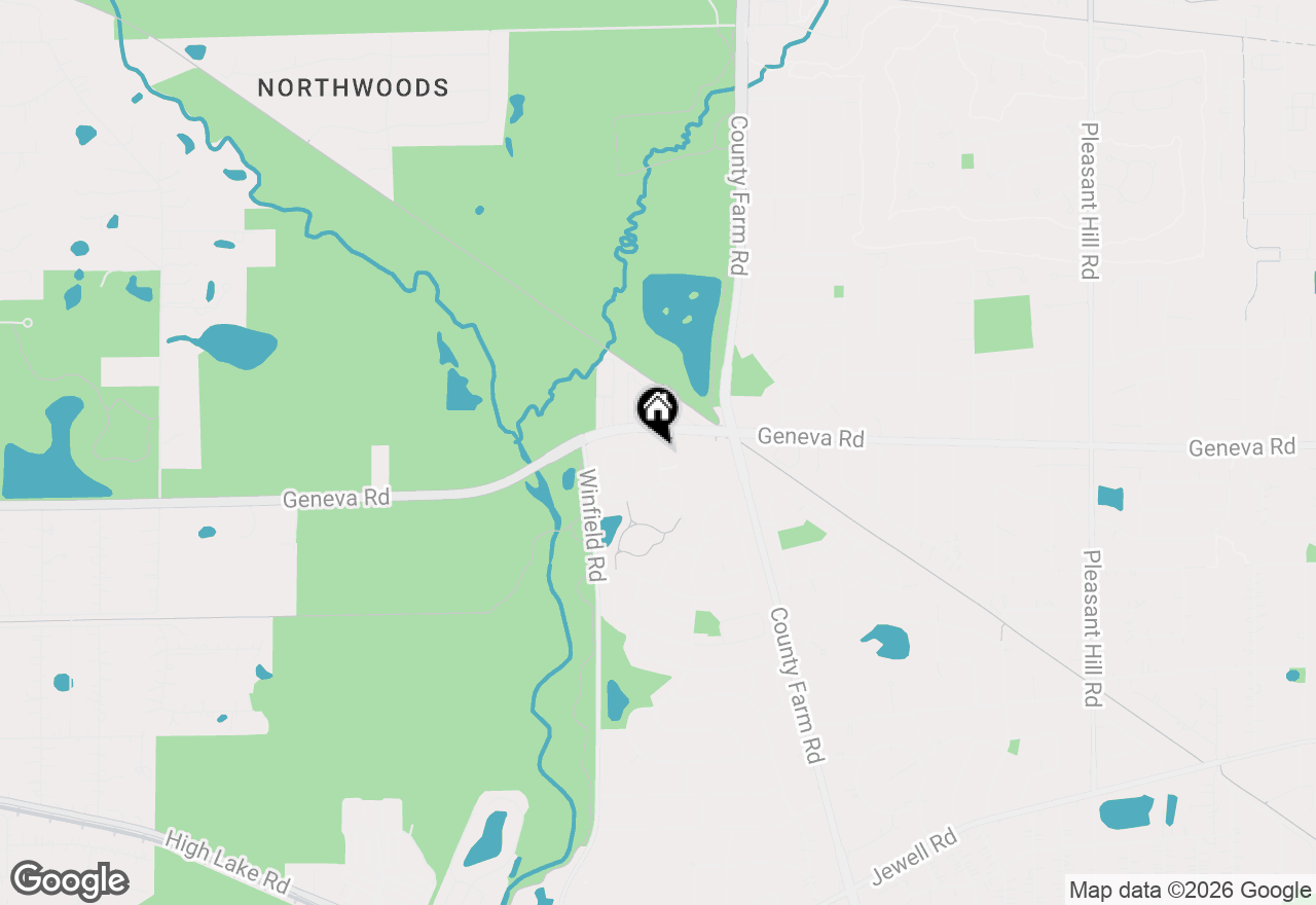 Map of 0N700 Concord Lane, Winfield, IL 60190