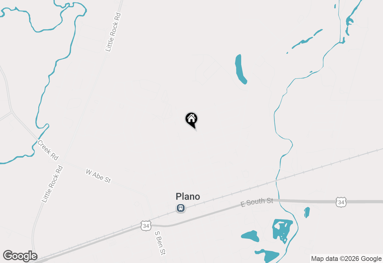 Map of 210 E Edgelawn Drive, Plano, IL 60545