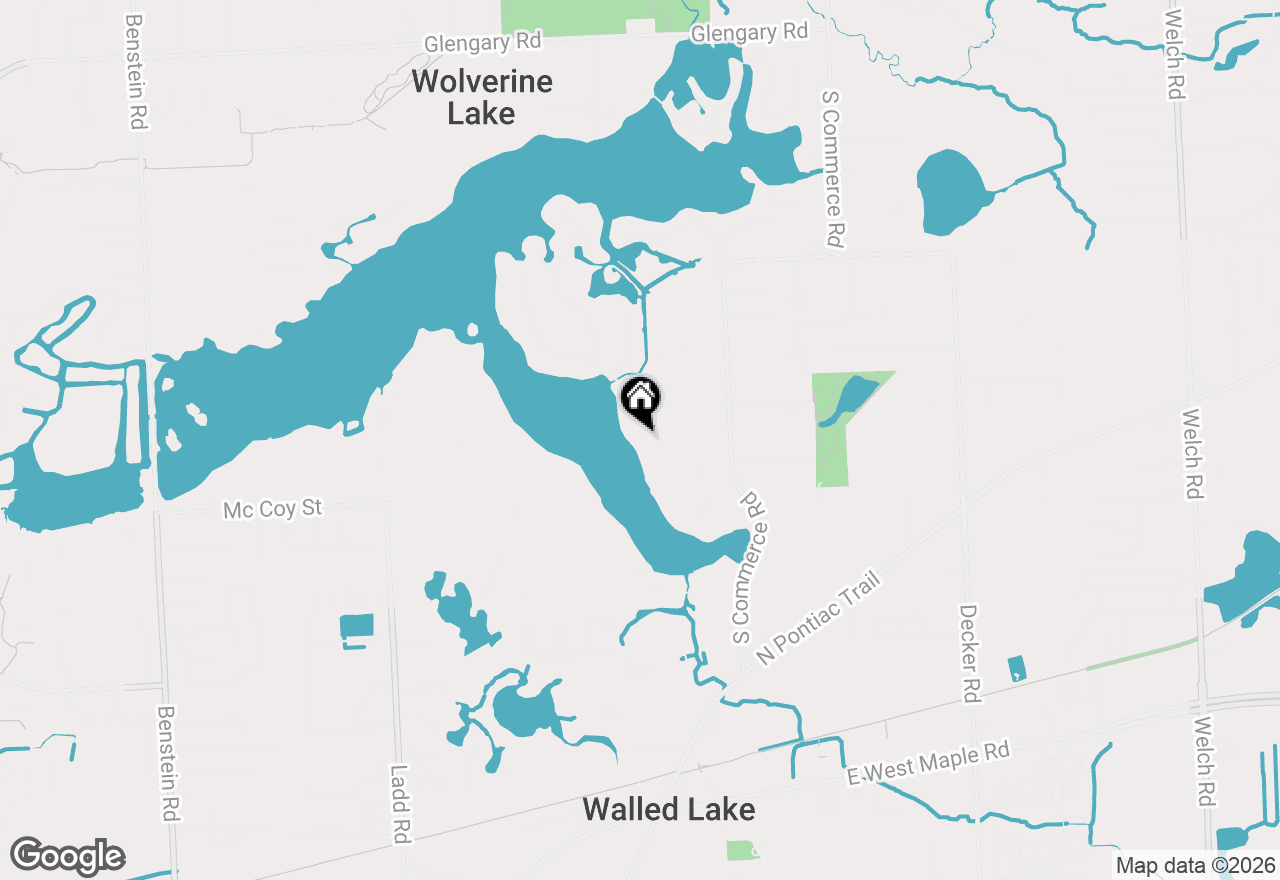 Map of 1747 Shankin Drive, Wolverine Lake, MI 48390