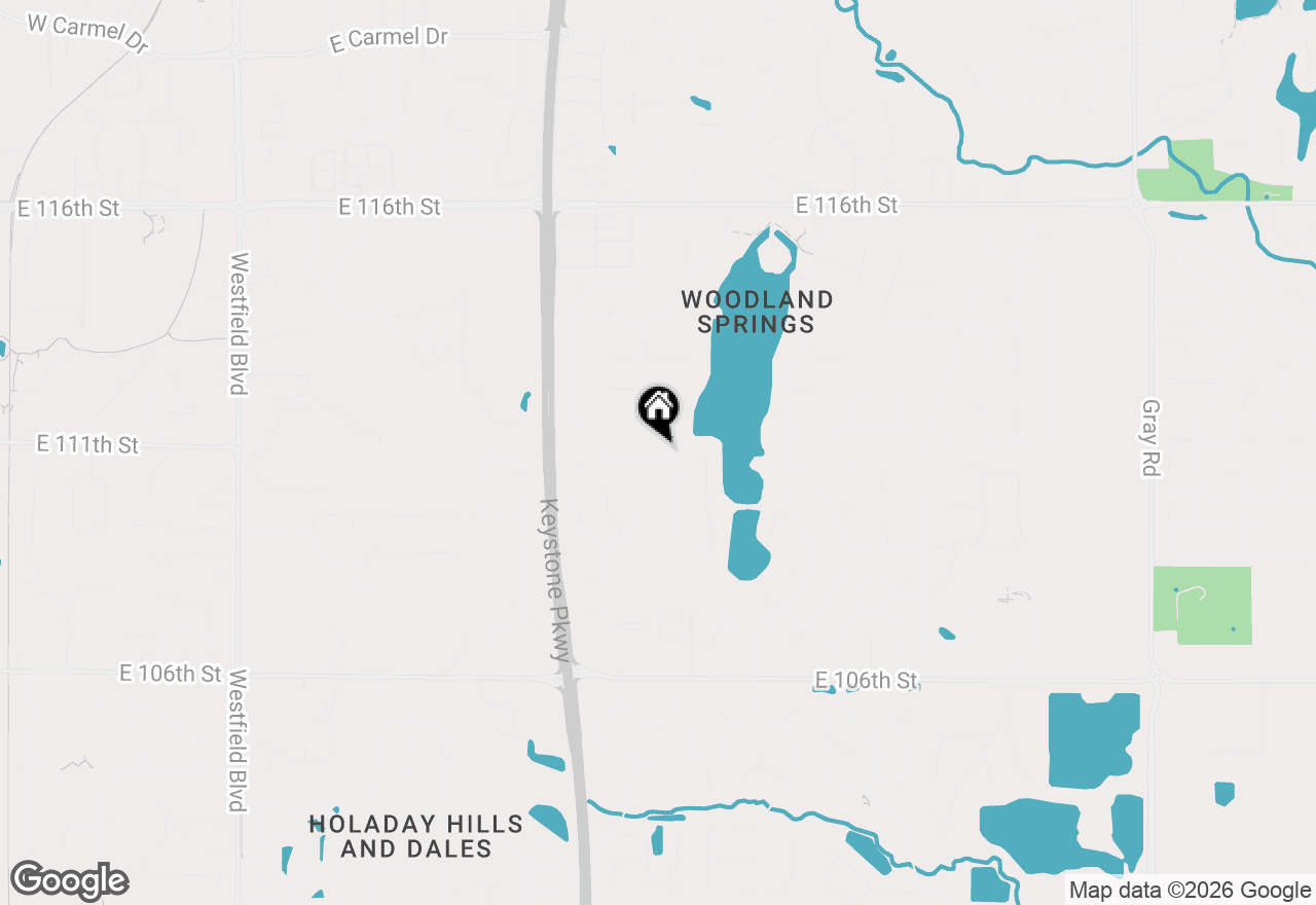 Map of 3114 Whispering Trail, Carmel, IN 46033