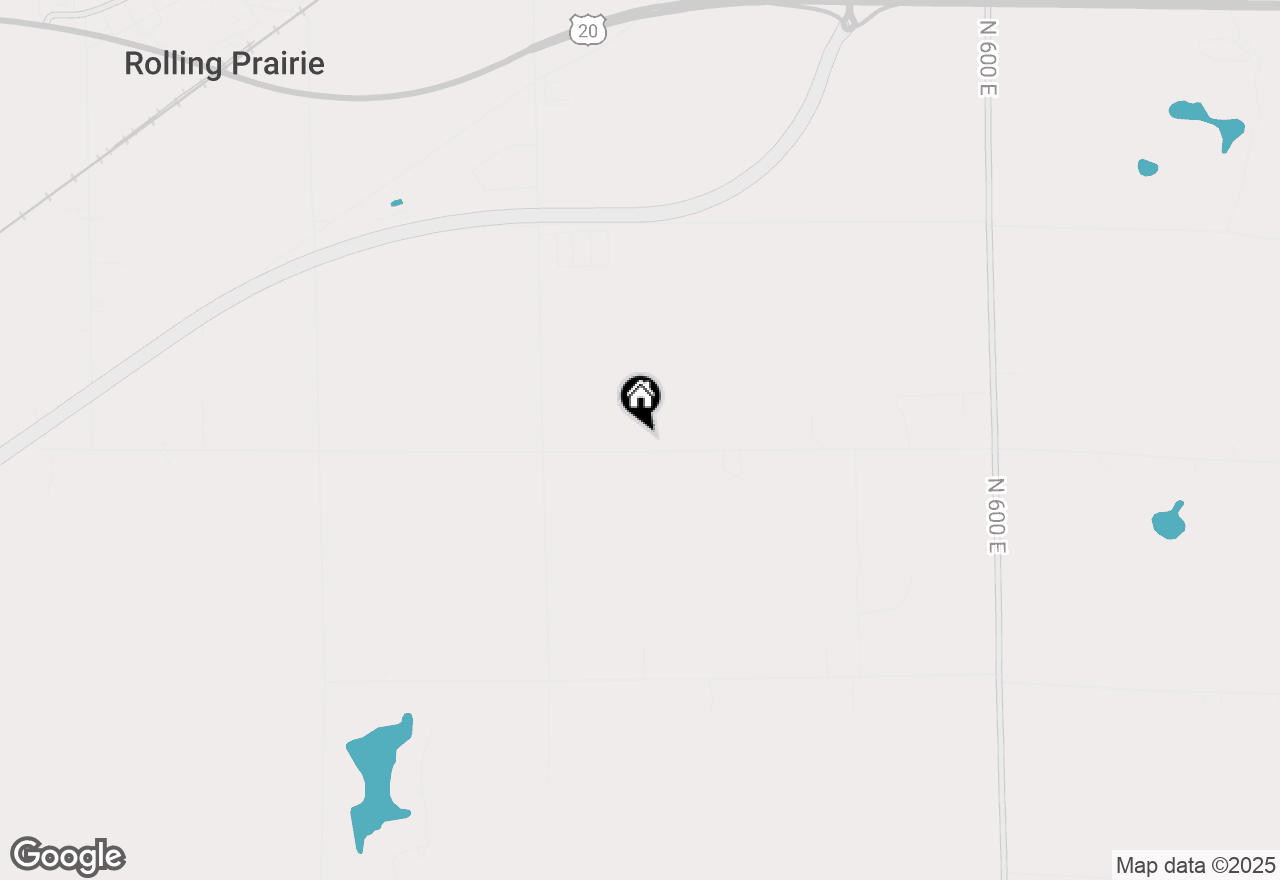 Map of 5177 E 350 N, Rolling Prairie, IN 46371