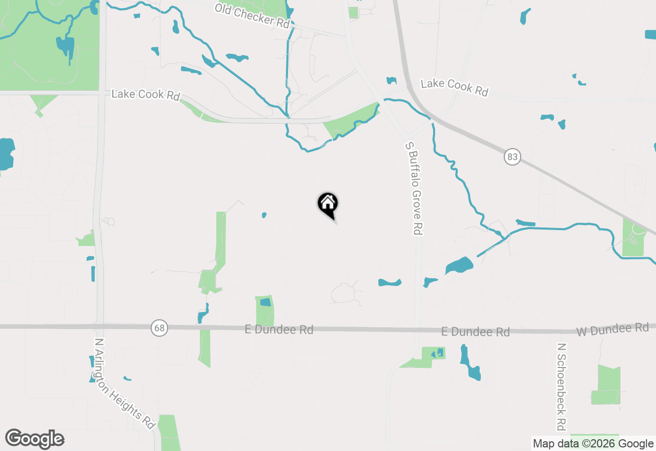 Map of 476 Raupp Boulevard, Buffalo Grove, IL 60089