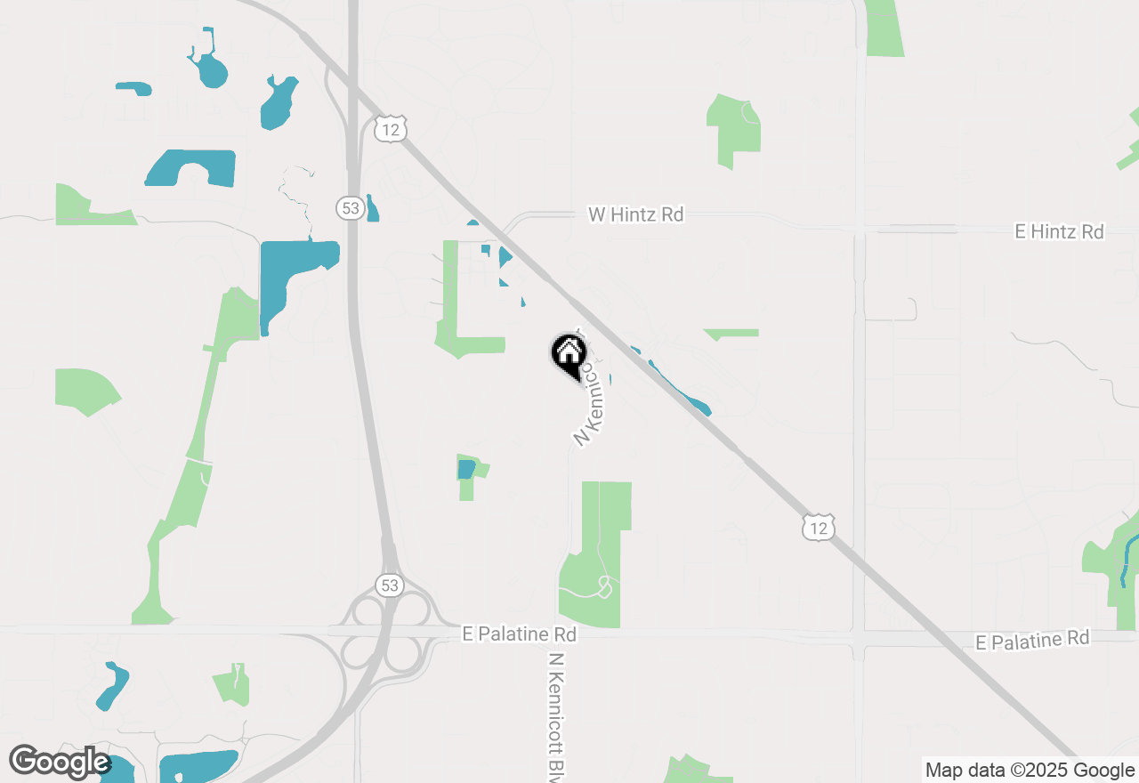 Map of 2410 N Kennicott Drive #2D, Arlington Heights, IL 60004