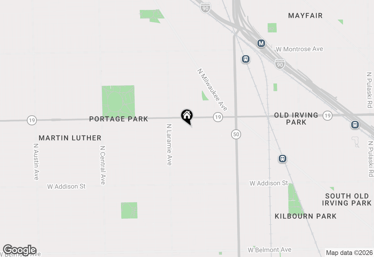 Map of 5057 W Dakin Street #G, Chicago, IL 60641