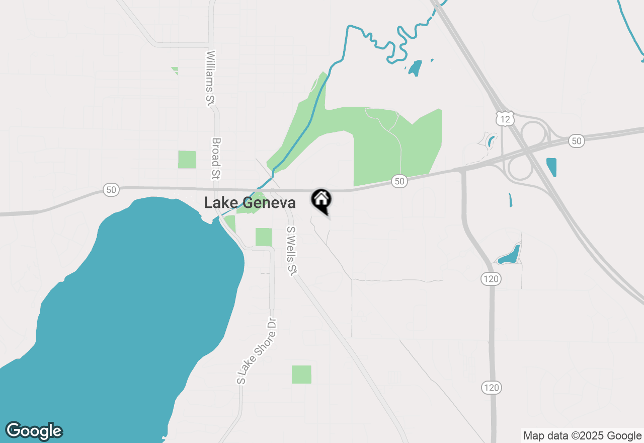 Map of 220 Darwin St, Lake Geneva, WI 53147