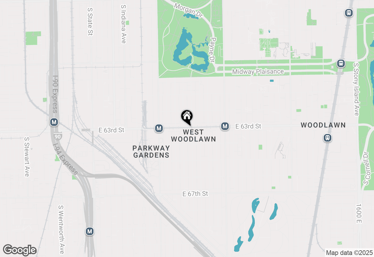 Map of 541 E 63rd Street, Chicago, IL 60637