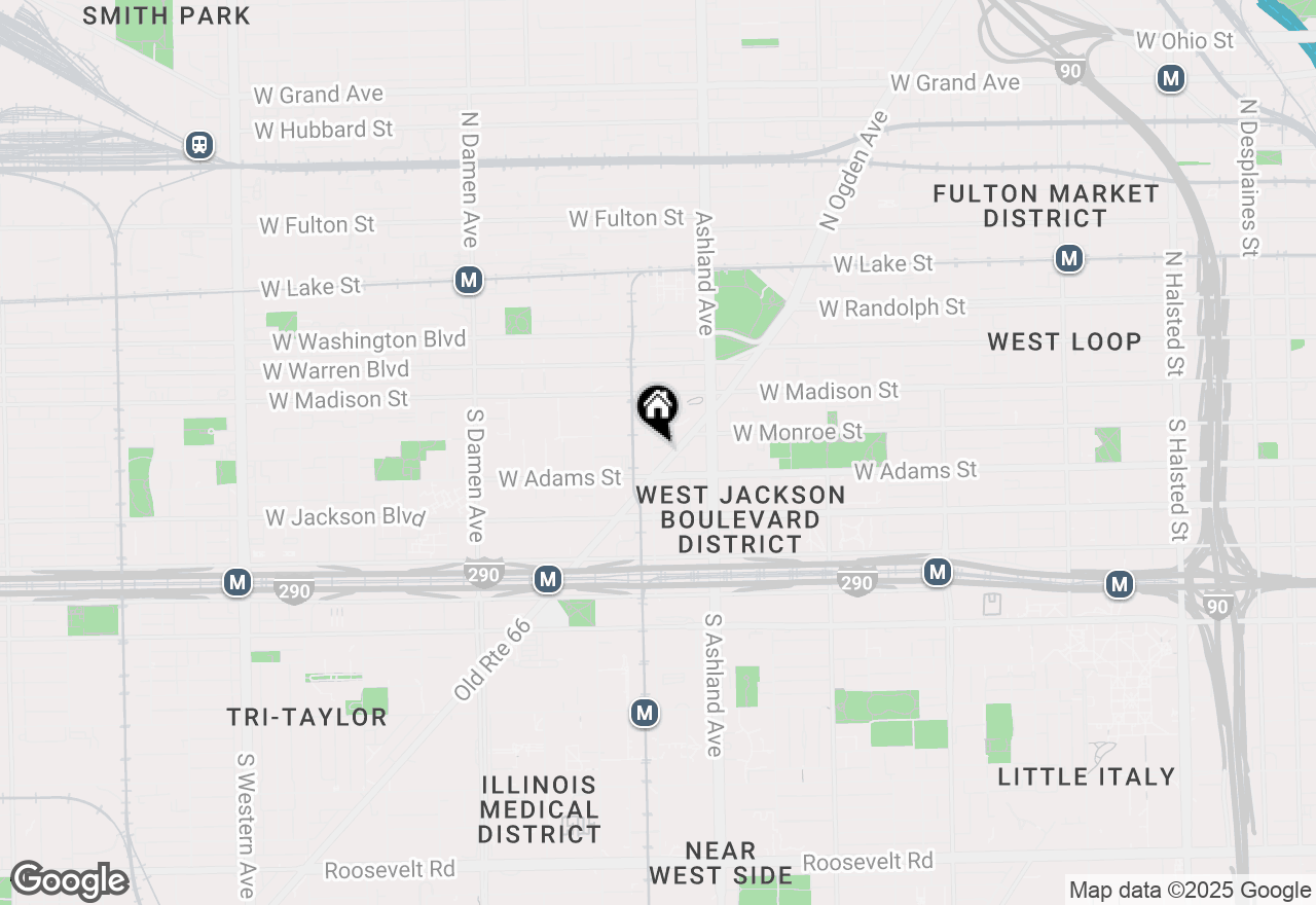 Map of 115 S Paulina Street #2, Chicago, IL 60612