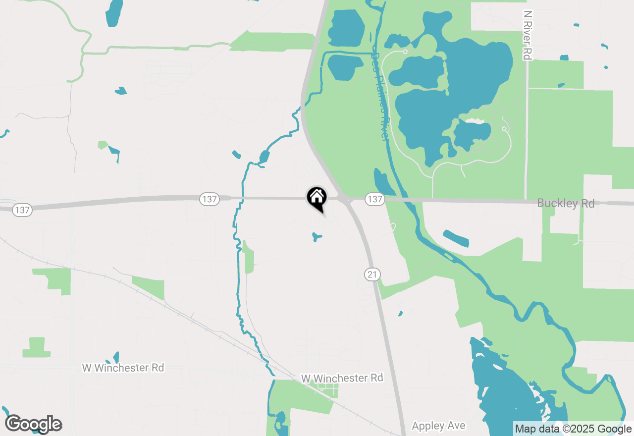 Map of 152 Yorktown Court, Libertyville, IL 60048