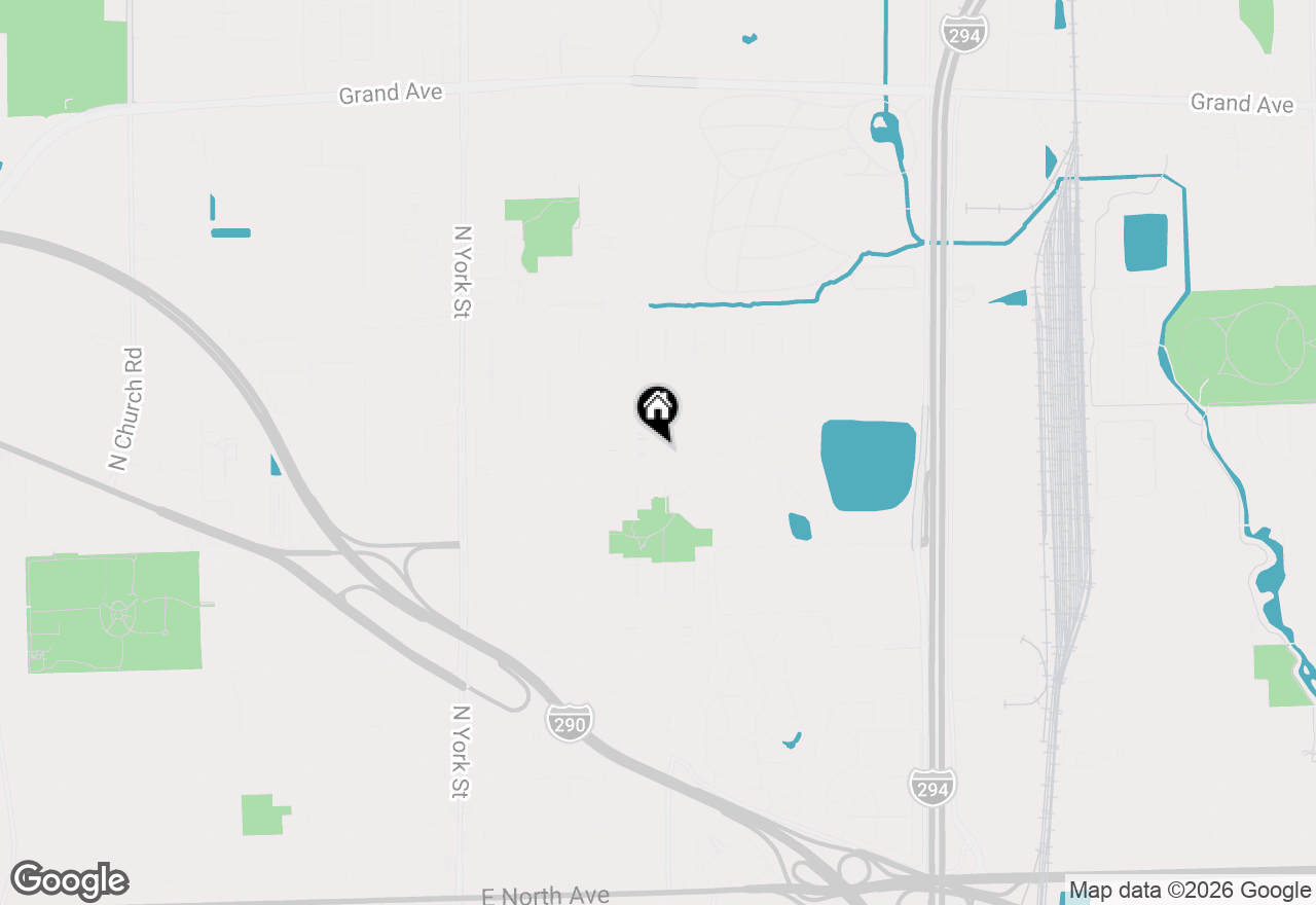 Map of 726 N Emroy Avenue, Elmhurst, IL 60126