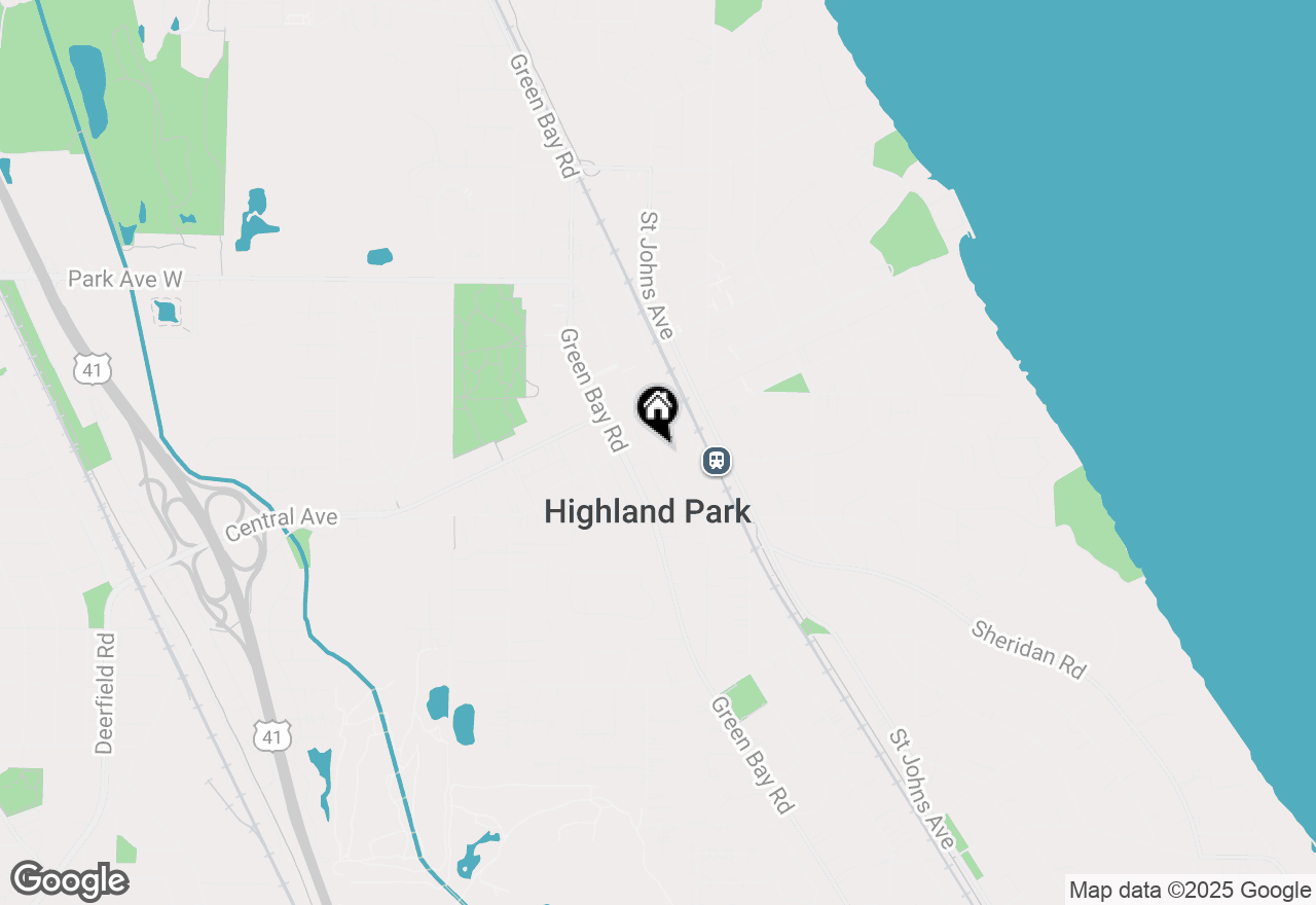 Map of 1700 2nd Street #509, Highland Park, IL 60035