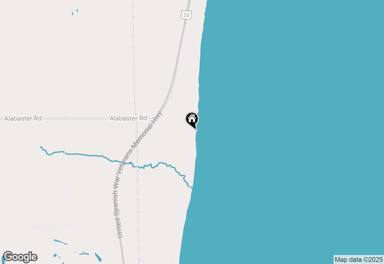 Map of 2545 Benson Road, Tawas City, MI 48763