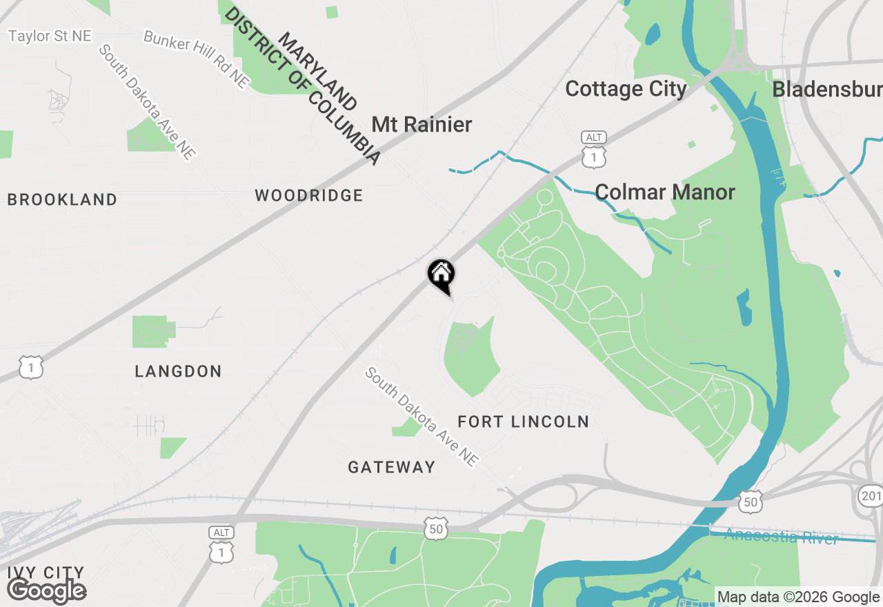 Map of 3450 Summit Court Ne #3450, Washington, DC 20018