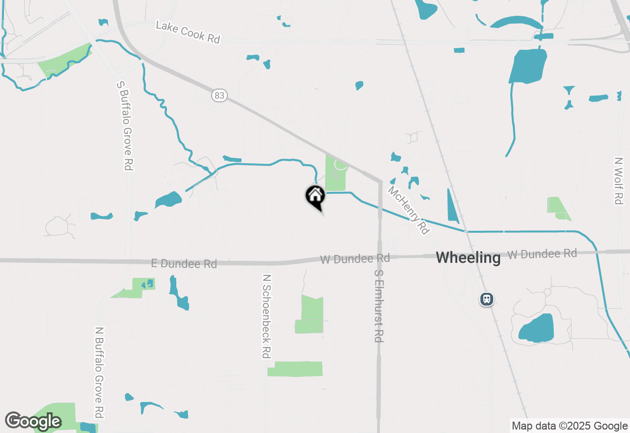 Map of 1011 Beverly Drive, Wheeling, IL 60090