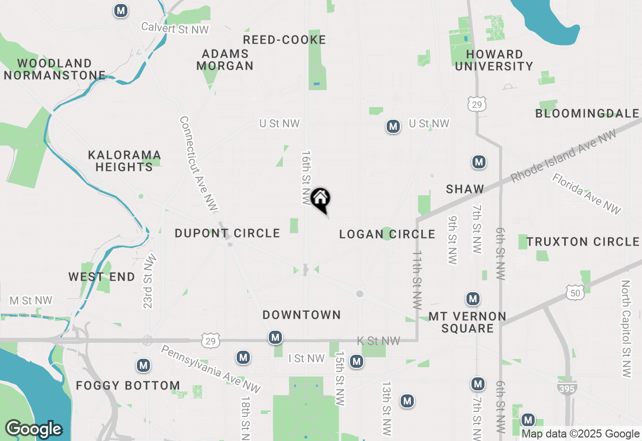 Map of 1517 Church Street Nw #A, Washington, DC 20005