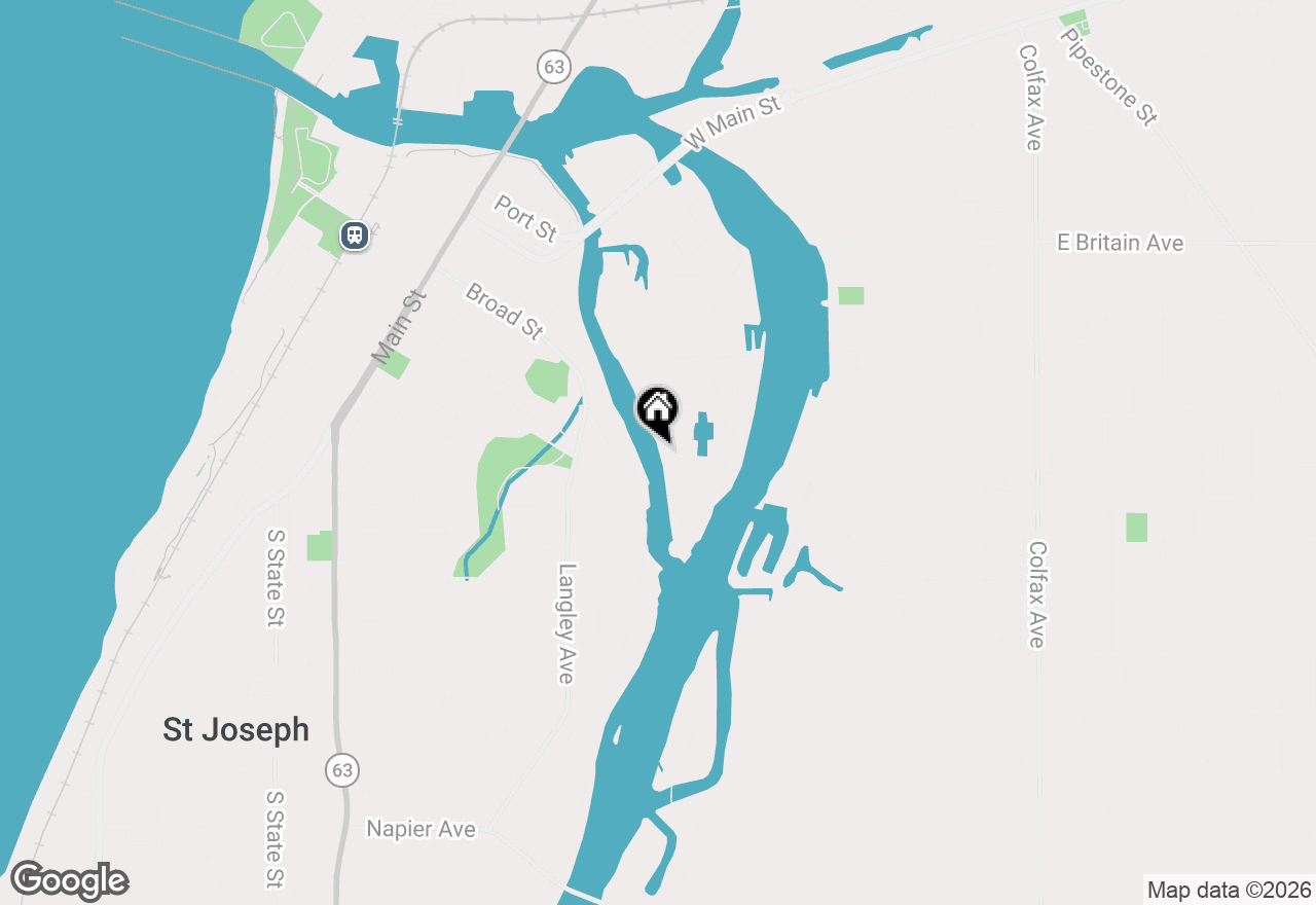 Map of 39884 Anchors Way, St. Joseph, MI 49085