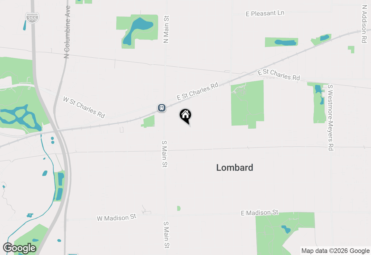 Map of 116 E Maple Street, Lombard, IL 60148