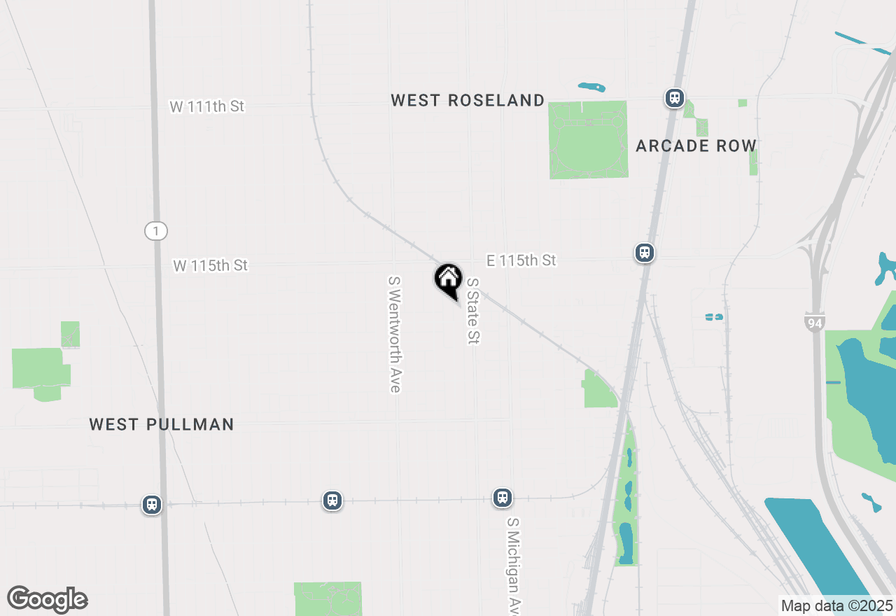 Map of 11574 S Lafayette Avenue, Chicago, IL 60628