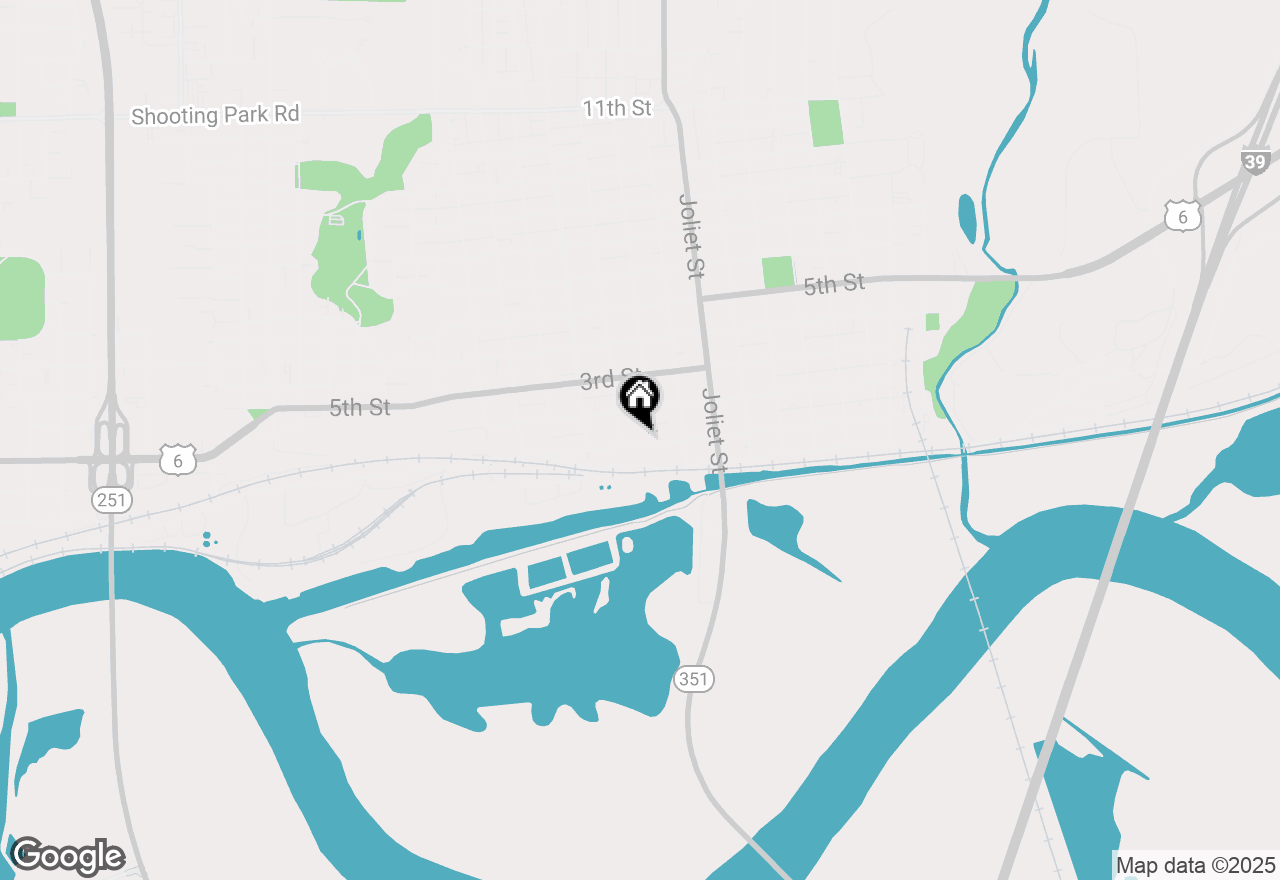 Map of 541 1st Street, Lasalle, IL 61301