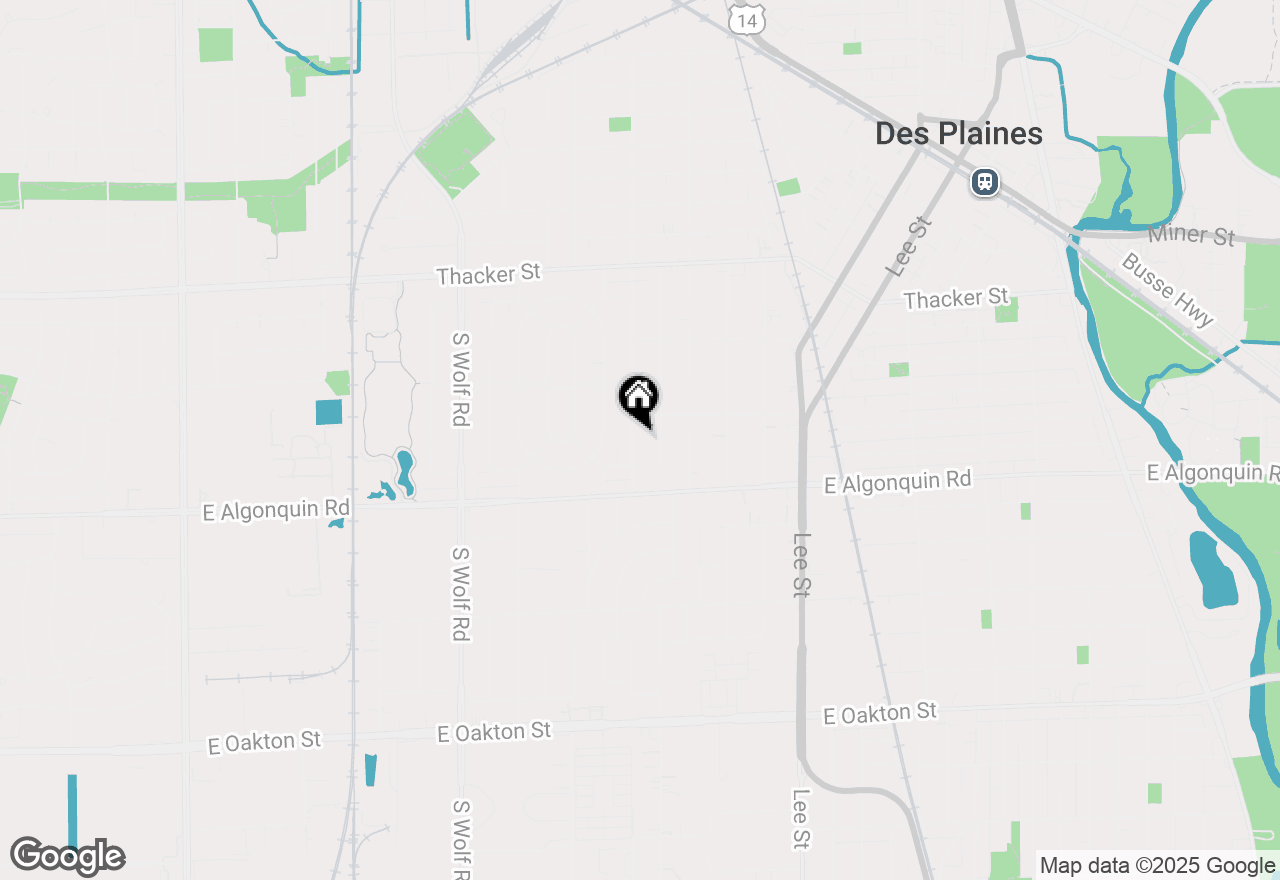 Map of 1107 S 3rd Avenue, Des Plaines, IL 60016