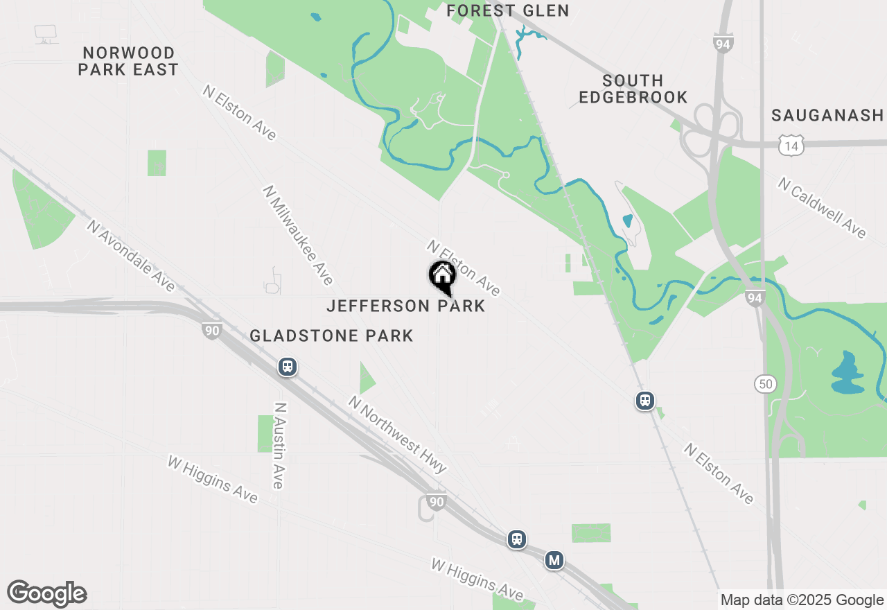 Map of 5547 N Central Avenue #2, Chicago, IL 60630