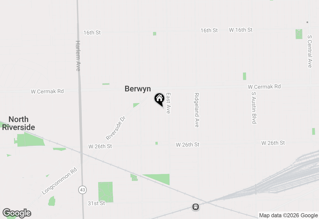 Map of 2324 Clarence Avenue #2, Berwyn, IL 60402