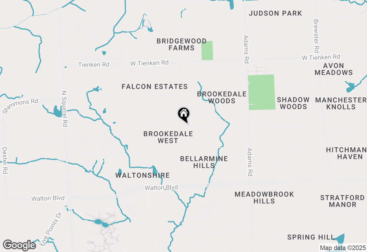 Map of 404 Shellbourne Drive, Rochester Hills, MI 48309