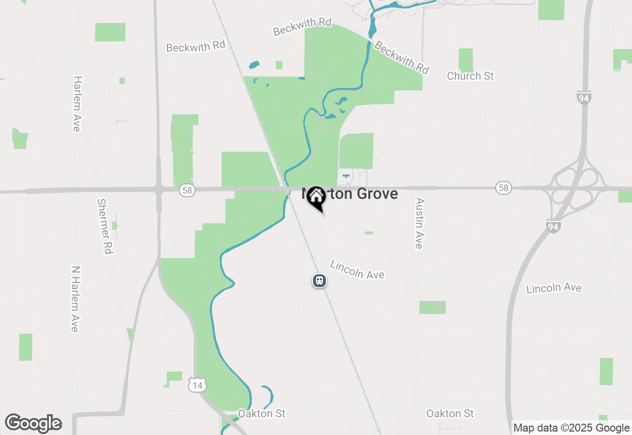 Map of 8650 Ferris Avenue #203, Morton Grove, IL 60053
