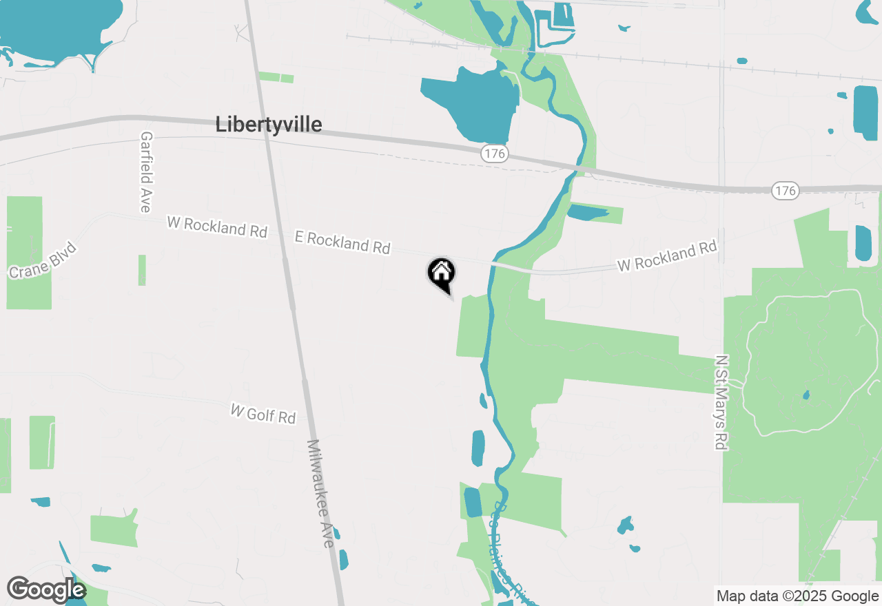 Map of 815 E Glendale Road, Libertyville, IL 60048