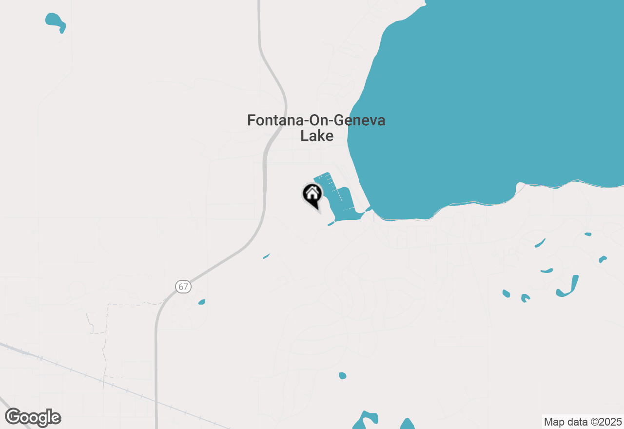 Map of 22 Abbey Villa Cir #D, Fontana, WI 53125