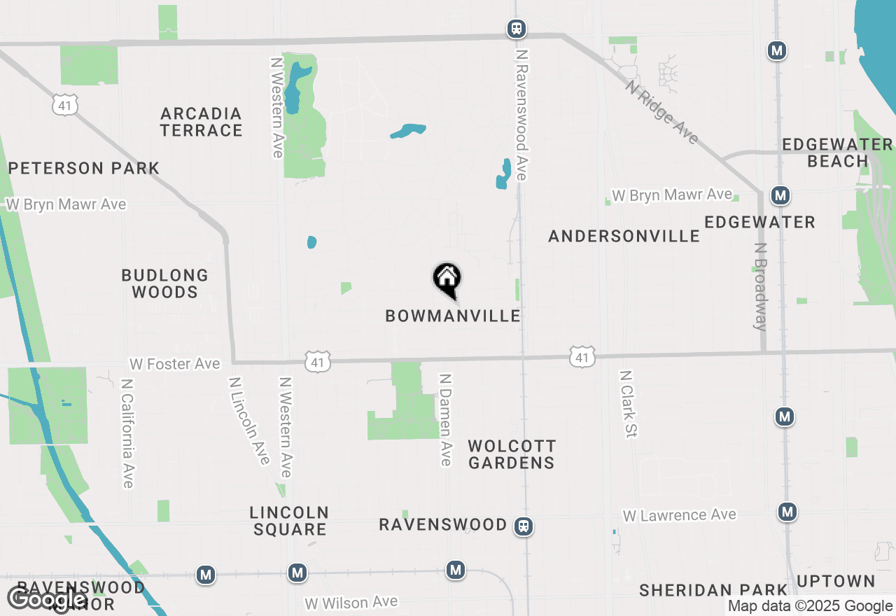 Map of 5319 N Damen Avenue #2, Chicago, IL 60625