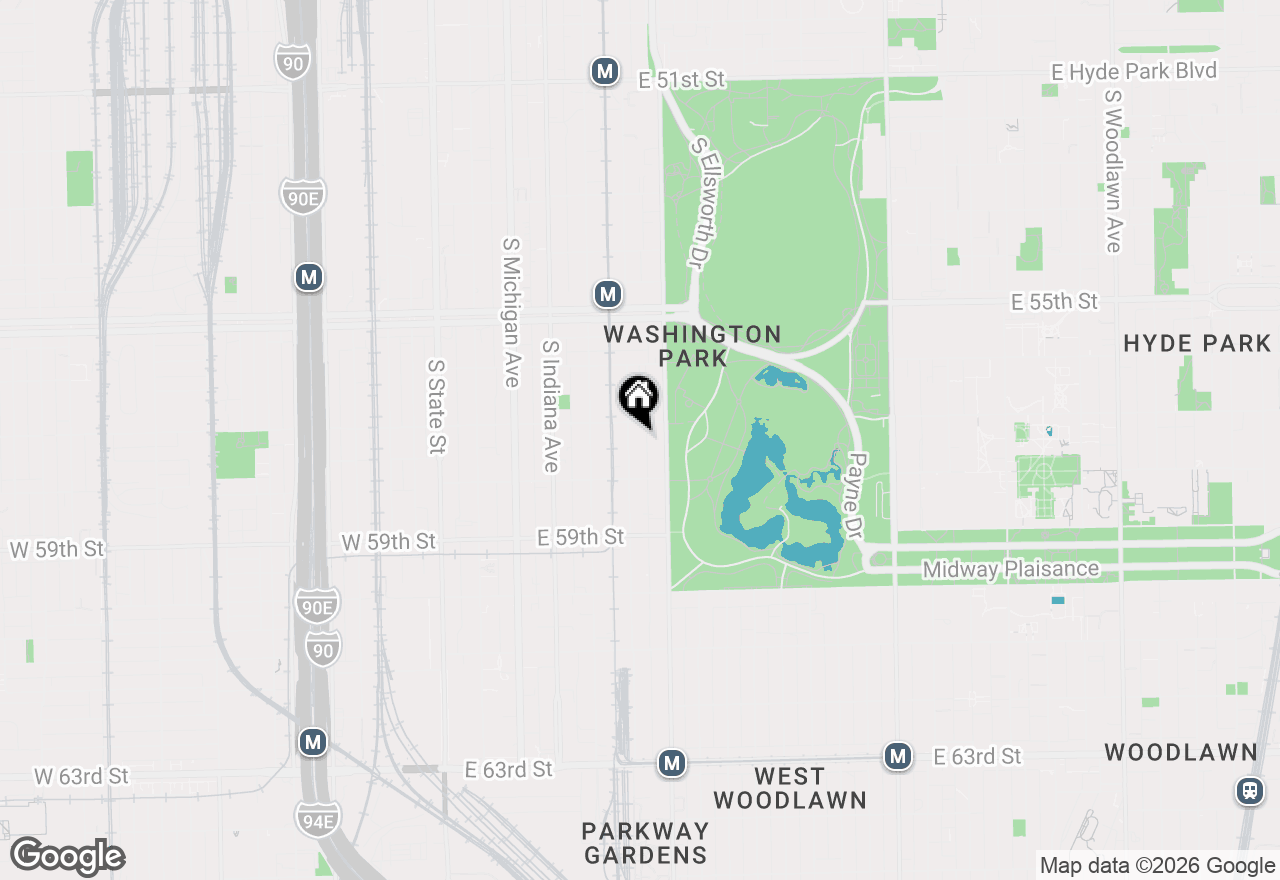 Map of 5715 S Calumet Avenue, Chicago, IL 60637