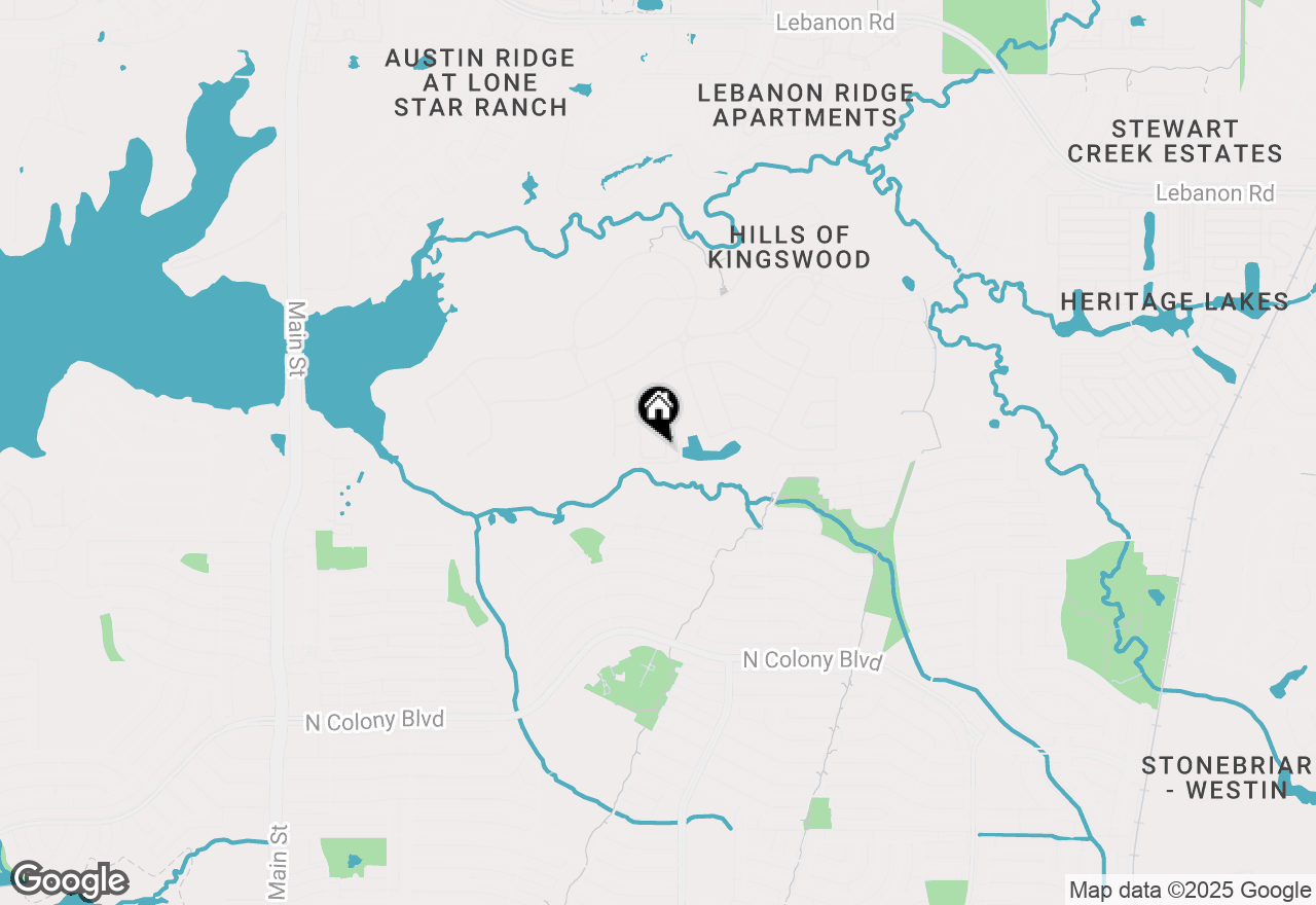 Map of 3213 Santa Bella Drive, Frisco, TX 75034