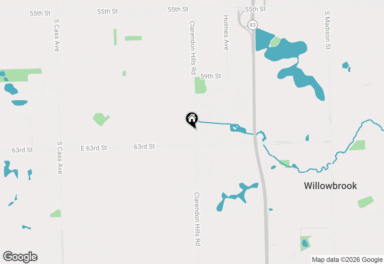 Map of (Address confidential), Willowbrook, Illinois 60527