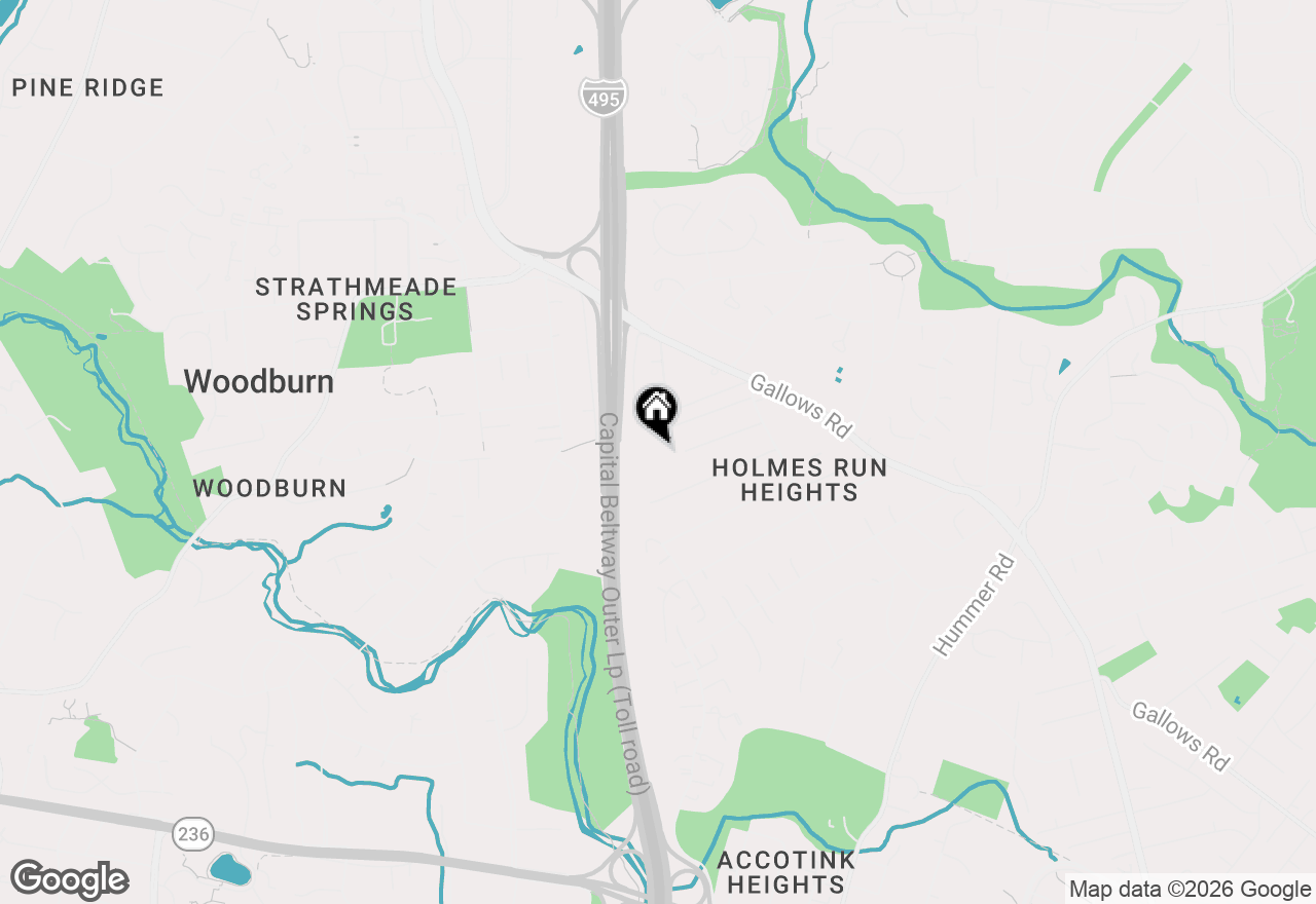 Map of 7820 Antiopi Street, Annandale, VA 22003