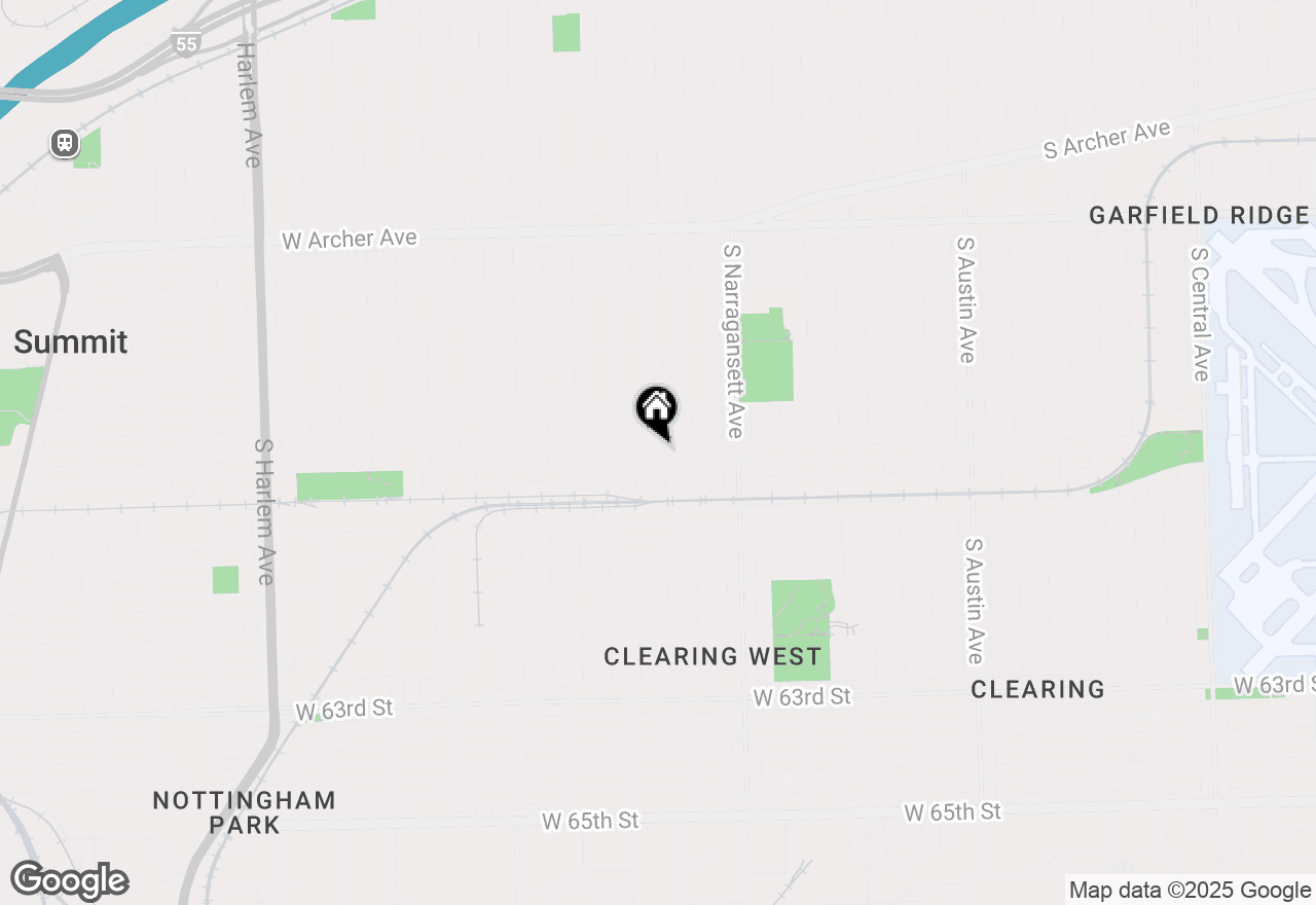 Map of 5851 S Neenah Avenue, Chicago, IL 60638