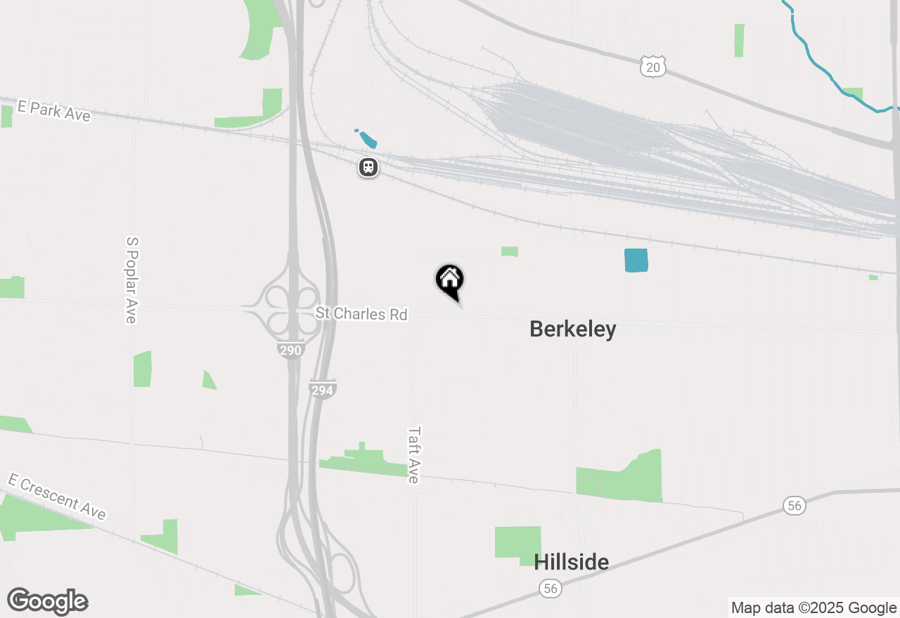 Map of 5700 Saint Charles Road, Berkeley, IL 60163