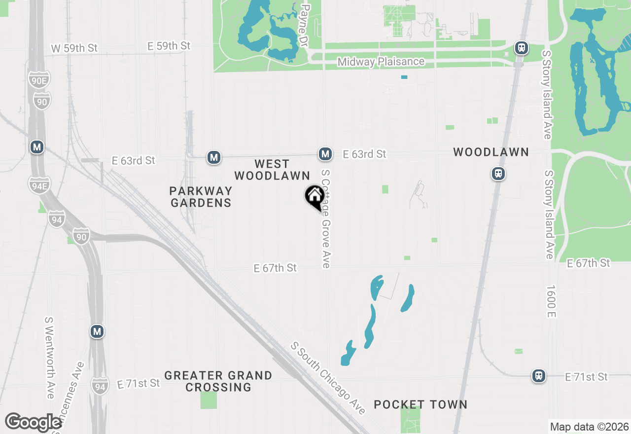 Map of 6511 S Evans Avenue, Chicago, IL 60637