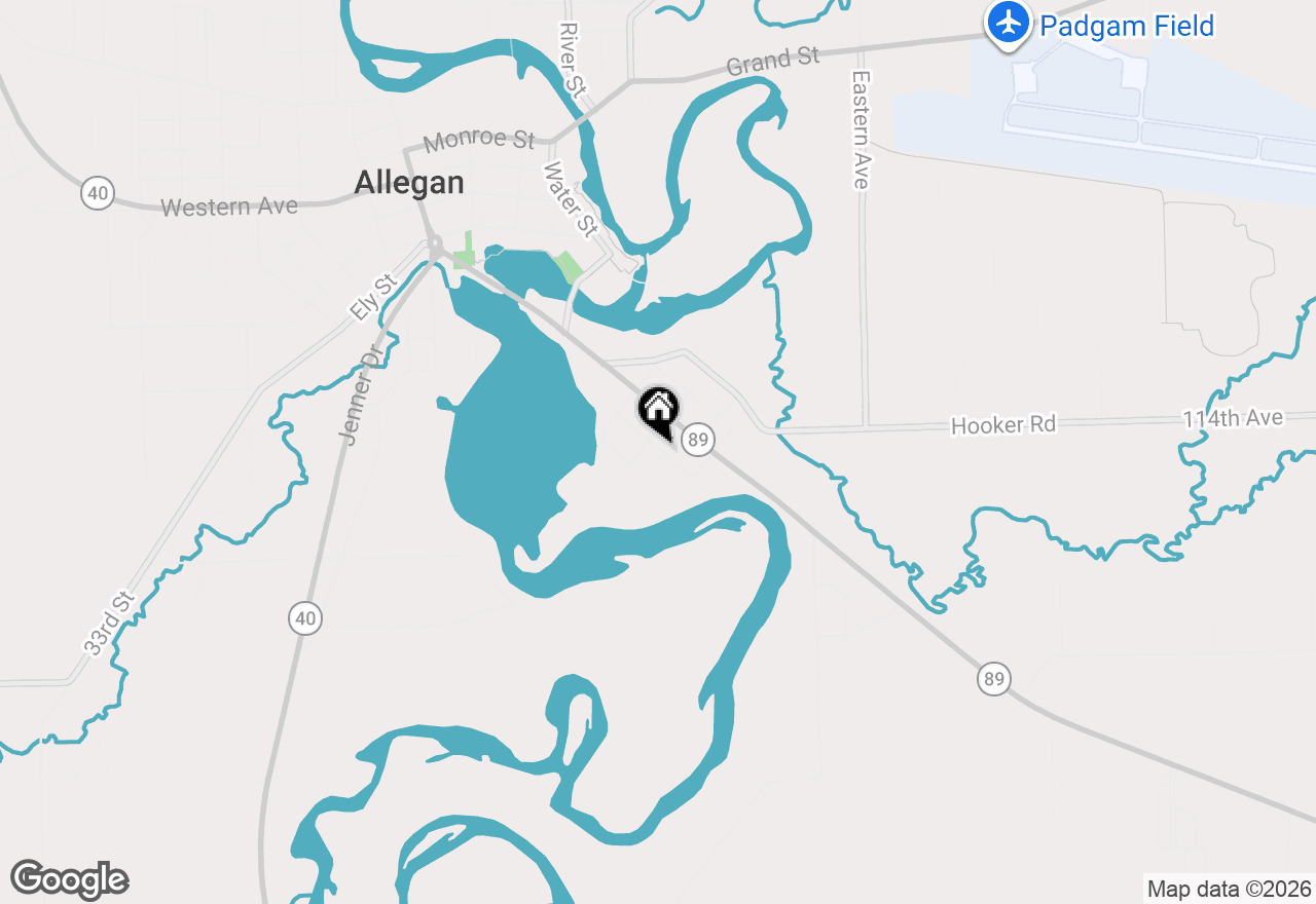 Map of 0 Kalamazoo Street, Allegan, MI 49010