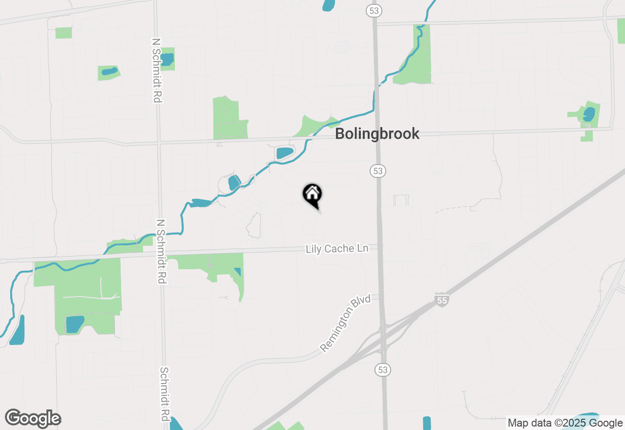 Map of 16 Fernwood Drive #K, Bolingbrook, IL 60440