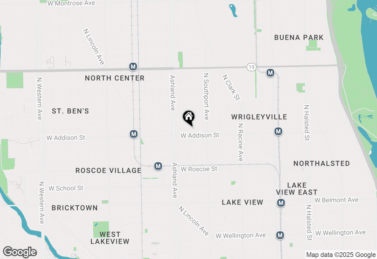 Map of 3618 N Greenview Avenue, Chicago, IL 60613