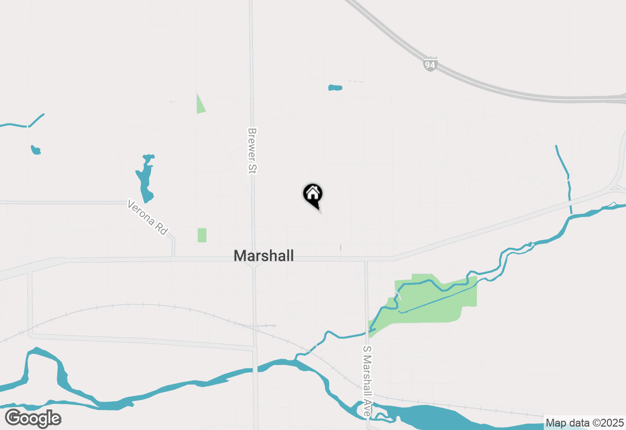 Map of 314 N Division Street, Marshall, MI 49068