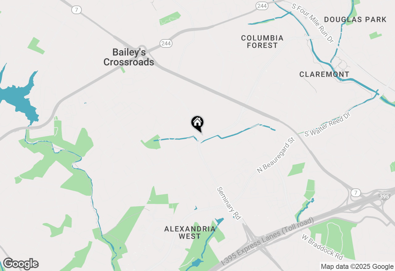 Map of 5501 Seminary Road #407S, Falls Church, VA 22041